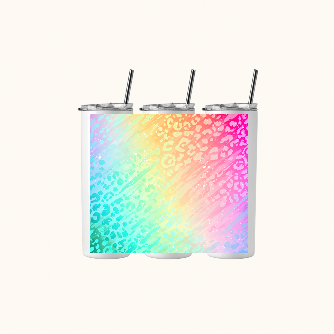 Drinkbeker - Leopard Sparkle