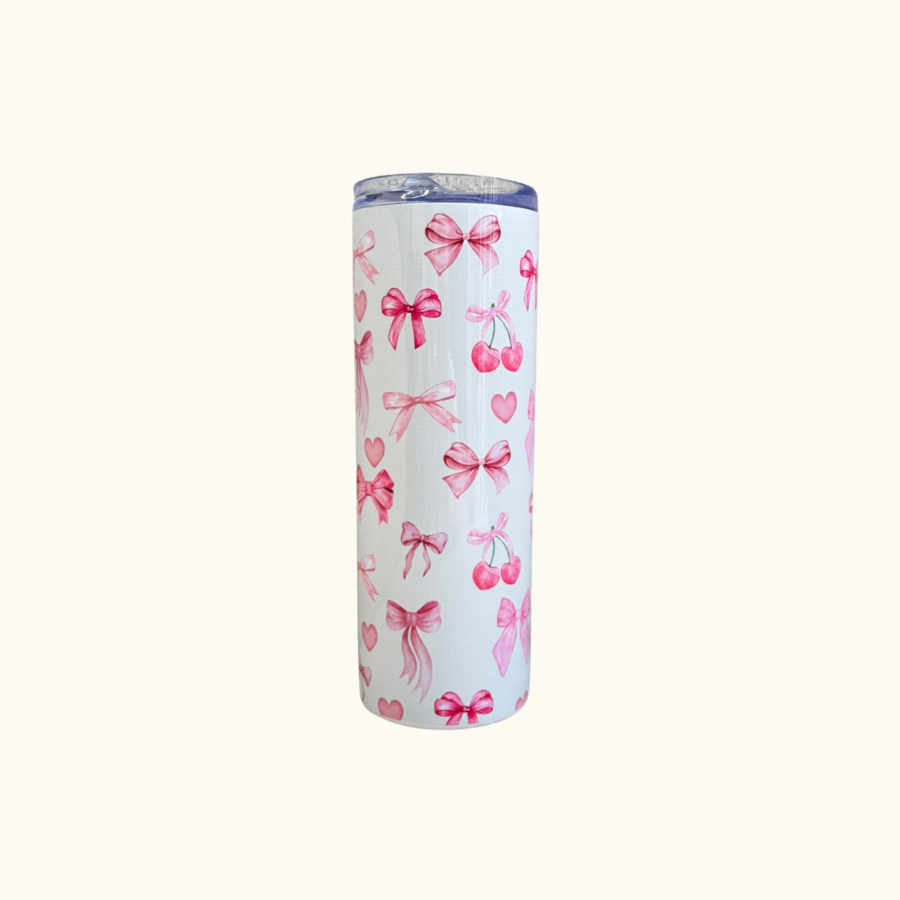 Drinkbeker - Pink Bowheart