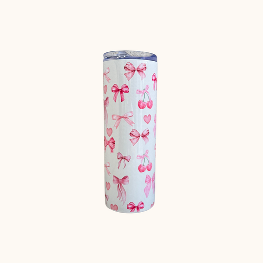 Drinkbeker - Pink Bowheart