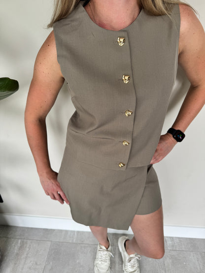 Skort - taupe
