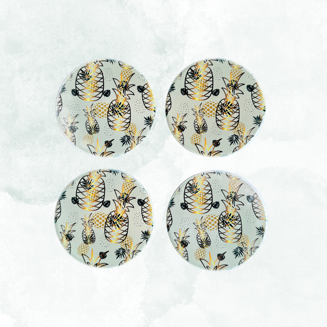 Onderzetters - Sunkissed Pine (set van 4 stuks)