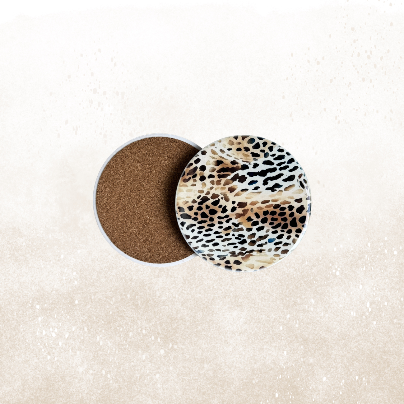 Onderzetters - Leopard (set van 4 stuks)